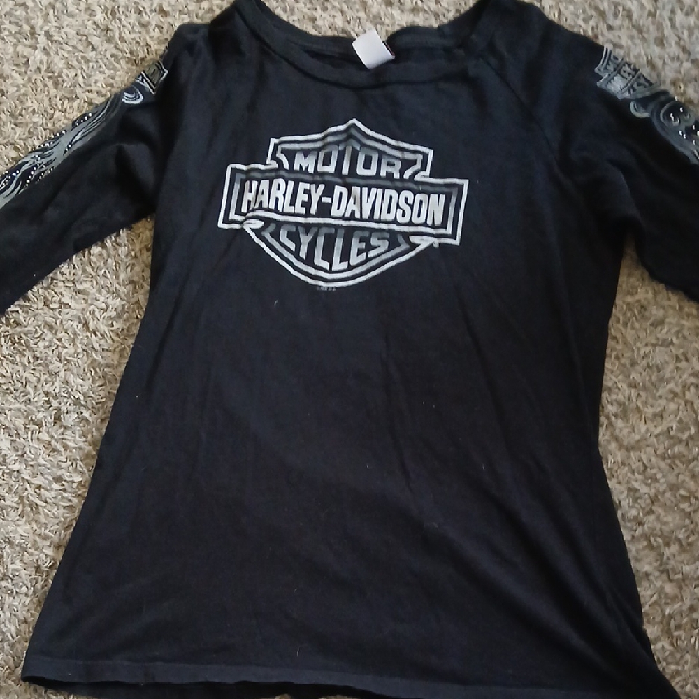 Harley-Davidson Kids Black Long Sleeve Shirt